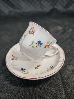 Villeroy a boch petite fleur šálka s podšálkou - 4