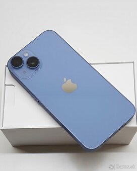 iPhone 14 Blue BATERIE 100% TOP - 4