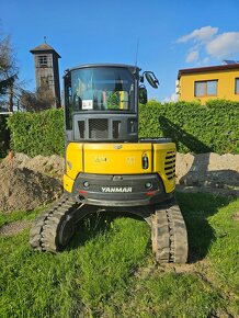 Minibagr Yanmar VIO50, r.v. 2018, 2194 motohodin, 3 lžíce - 4