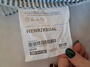 HENRIKSDAL- poťah na IKEA stoličku- 4ks - 4