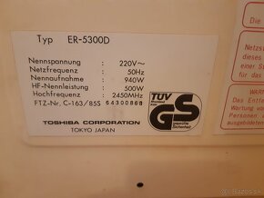 Mikrovlnka Toshiba ER-5300D - 4