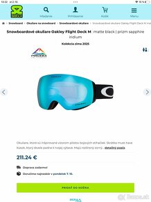 Oakley Flight Deck M / Prizm Sapphire Iridium ..Nové - 4