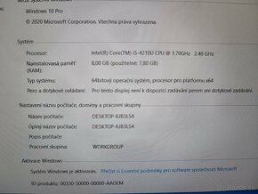 Notebook ASUS PRO BU201 / 8GB RAM / i5 4210U / 128GB SSD - 4