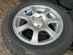 Alu Sada = 5x115 = orig. CHEVROLET = s pneu = 205/60 R16 - 4