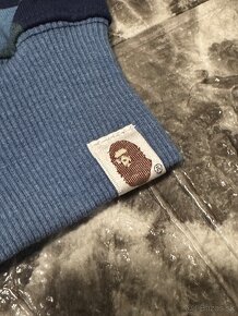 Bape Shark Hoodie Mikina Modrá - 4