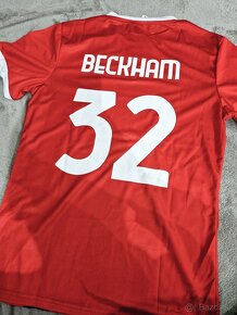 Futbalovy dres AC Milan Beckham, velkost M - 4