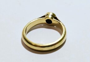 14k zlatý prsteň 0,14ct ✨✨✨ - 4