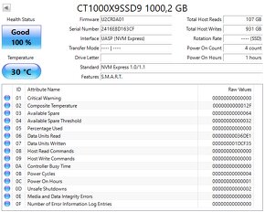 Externý SSD disk Sandisk / WD / Crucial / Intenso 1TB - 4