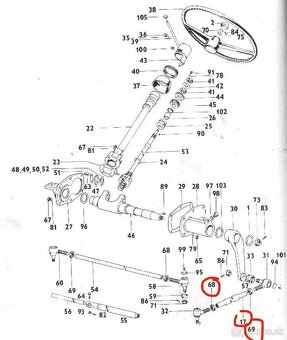 Casti servoriadenia Zetor 59-6945 - 4