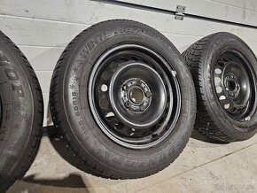 Sada Plechových diskov 5x112+Dunlop 195/65 R15 - 4