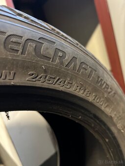 zimné pneumatiky KUMHO 245/45/R18 - 4ks - 4