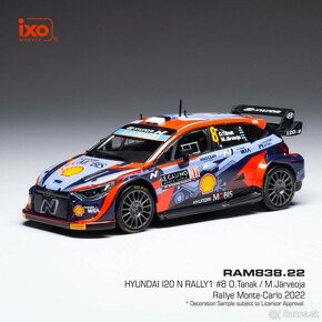 Modely Hyundai i20 N Rally1 1:43 IXO - 4