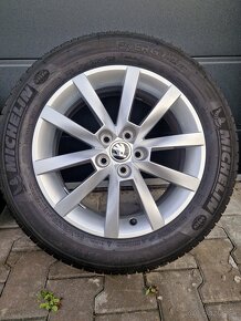 5x100 r16 kolesa skoda scala disky alu 16 205 55 letne - 4