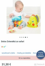 hračka pre bábätko -Dolce Zvieratká zo safari - 4