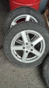 Disky 5x112r16 , zimné pneumatiky 205/60r15 - 4