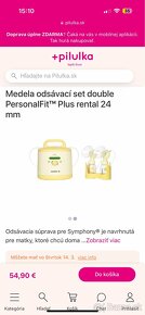 Medela personalfit plus double pump set 24mm - 4