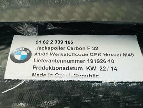 BMW F32 LCI carbon performance spoiler - 4