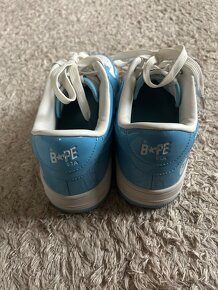 Bape Sta Patent Leather Baby Blue - 4