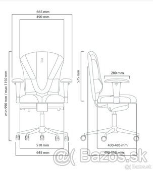 Ergonomická stolička KULIK SYSTEM - 4