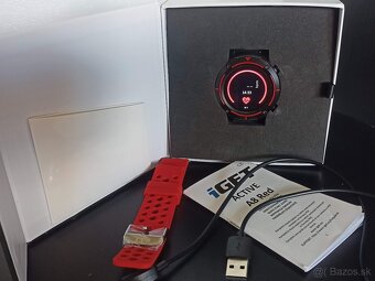 Smartwatch IGET Active A8 Red/Black - 4