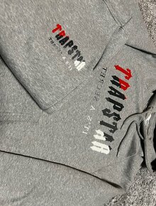 Trapstar Chenille Decoded Tracksuit - Grey/Red - 4