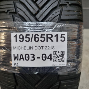 Zimné pneumatiky 195/65 R15 MICHELIN DOT2218 - 4