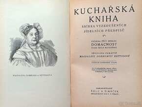 Kuchařská kniha domácnosti, rok 1921, velmi zachovalá - 4