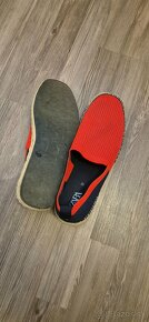 Espadrily ZARA, červeno-modré, veľkosť 42 - 4