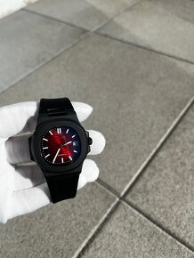 Seiko mod Nautilus Red - 4