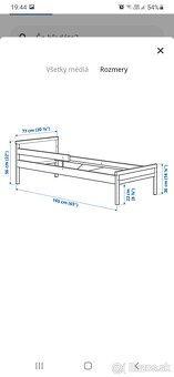 Detska postel IKEA SNIGLAR - 4