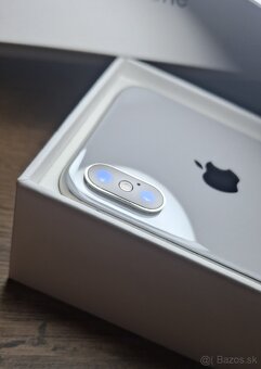 IPhone X 64GB Silver-Batéria 100 %-TOP AKCIA-ČÍTAJ POPIS - 4