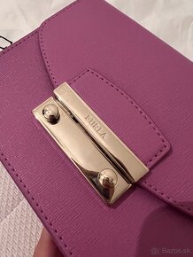 Fialová crossbody kabelka Furla - 4