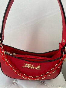 Karl Lagerfeld kabelka červená - 4