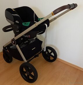 Venicci Tinum Upline Stone Beige a vajicko Cybex Aton S2 - 4