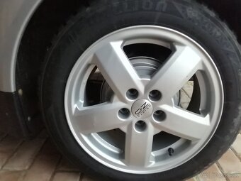 Alu disky 5x100 r15+pneu 175/60r15 zimne - 4