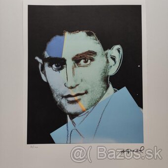 Andy Warhol - Franz Kafka - Certifikát Leo Castelli - 4