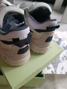 OFF-WHITE white/black sponge sneakers - 4