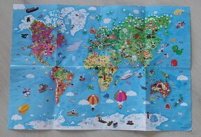 Detské puzzle Janod - mapa sveta - 4