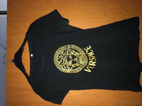 VERSACE damske tricko black L - 4