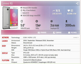 Lenovo K6 K33a48 - 4