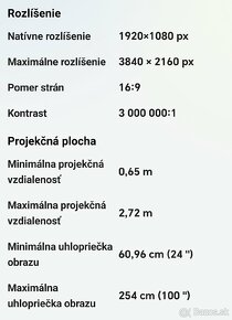 Predám projektor Viewsonic M2 - 4