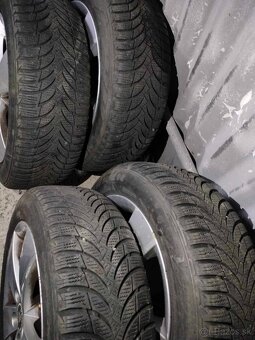 4ks alu disky orig. Škoda 5x100 r15 pneu 185/55 r16 5mm - 4