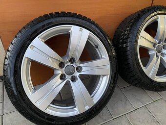 Orig. alu disky. AUDI 5x112 8J x18 ET 25  VW 245 45 R18 zimn - 4