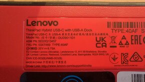 Dokovacia stanica Lenovo ThinkPad Hybrid TUSB-C with USB-A - 4