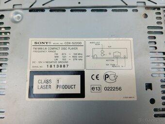 Sony CDX-S2200 - 4