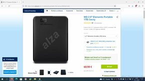 Externý disk WD 2.5 Elements Portable 1TB - 4