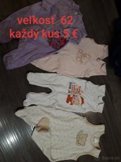 Predám dievčenské body a dupačky - 4