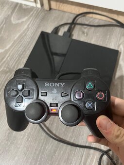 PS2 Slim , ovládače , pamäťová karta a hry - 4