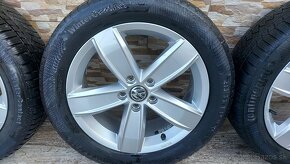 Predám originál disky VW Corvara 5x112 Continental215/55r17 - 4