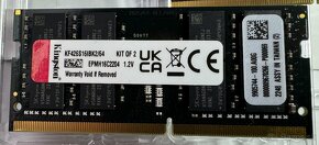 Predám Kingston Fury Impact, 2x32GB, 2666 MHz, DDR4, SO-DIMM - 4